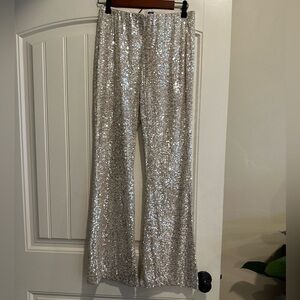 The most incredible sparkly flare pants!!!!!!